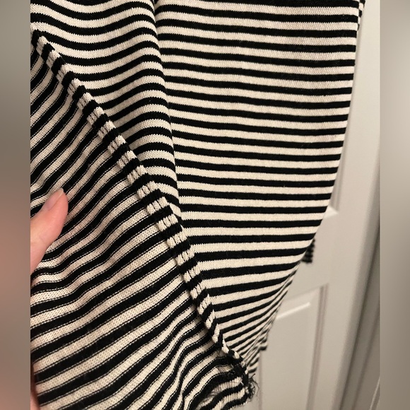Gap Black and White Stripe Midi Skirt Size XS - Picture 3 of 5